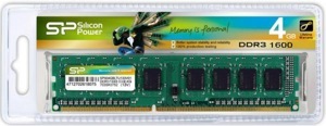 Ram Silicon Power 4GB DDRAM3 Bus 1600Mhz