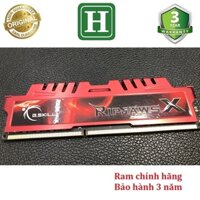 Ram tản nhiệt 4Gb DDR3 bus 1600, ram bộ hiệu GSKILL - RIPJAWS X, tháo máy chính hãng, bảo hành 3 năm
