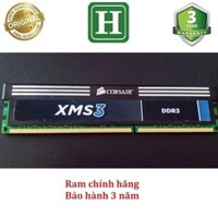 Ram tản nhiệt 8Gb ddr3 bus 1333 hoặc 1600, 1 cặp 2x4Gb, hiệu Corsair XMS3 chính hãng, bảo hành 3 năm