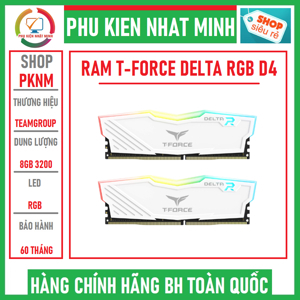 Ram Team T Force Delta RGB 16GB (1X16GB) DDR4-3200Mhz