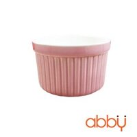 Ramekin sứ 7.5cm màu hồng pastel