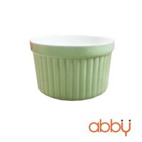 Ramekin sứ 7.5cm màu xanh lá pastel