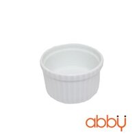 Ramekin sứ 9cm màu trắng