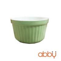 Ramekin sứ 9cm màu xanh lá pastel