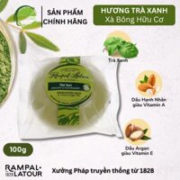 Rampal Latour Xà Bông Thơm Tự Nhiên Trà Xanh 100g - Green Tea Soap, Fresh, soft
