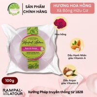 Rampal Latour Xà Bông Thơm Tự Nhiên Hoa Hồng 100g - Rose de Grasse Soap, Floral,  soft
