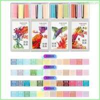 Ran 12 Màu Acrylic Sơn Nghệ Thuật Bút Đánh Dấu Cho DIY Graffiti Thủy Tinh Vẽ Gốm