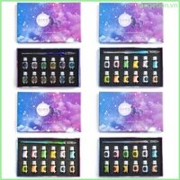 Ran 13 Chiếc Bút Thủy Tinh Gradient Bộ Bút Nhúng Lấp Lánh Với Mực 12 Màu Cho Trẻ Em