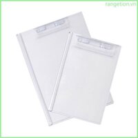 Ran 2 Chiếc Acrylic Clipboard Có Thước Bên Rõ Ràng Tập Tin Clipboard Văn Phòng Viết Clipboard Có Kẹp Giấy Và Treo Hol