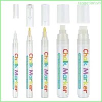 Ran 5 Cái Bút đánh dấu bảng phấn có thể xóa được Bút đánh dấu phấn dạng lỏng màu trắng