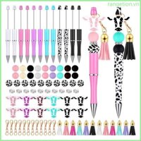 Ran 86 Chiếc Bộ Bút Bi DIY Có Thể Đính Hạt Bút Bi Xoay Móc Chụp