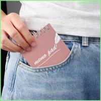 Ran 9 Cái Sổ tay đóng sách cuộn đôi nhỏ 110 trang lót 15x3Inch Notepad nhỏ