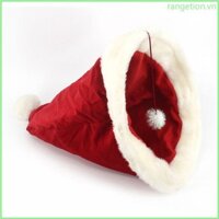 Ran Giáng Sinh Mũ Hình Thú Cưng Lều Giường Mềm Cho Chó Nhỏ Mèo Tự Làm Ấm Căn Hộ Ông Già Noel Nón Thiết Kế Nhà Chó
