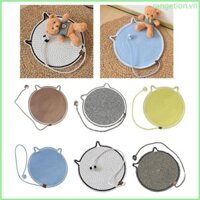 Ran Phim hoạt hình Mèo con Thảm cào thú cưng Tổ dệt cho mèo con Thảm dệt mềm