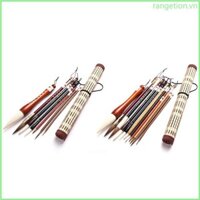 Ran Thư Pháp Trung Quốc Hỗn Hợp Bàn Chải Sumi Sơn Bút Handmade Cho Học Sinh Kanji Thư Pháp Chống Giả Ghép Viết 7