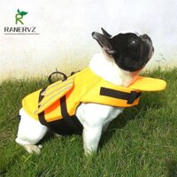 Ranervz Áo phao cho chó nhẹ Phụ kiện chó con Thiết kế cánh có tay cầm Đi biển Áo Vest nước cho chó