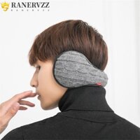 Ranervzz Bịt Tai Ngoài Trời Unisex Ấm Hơn Tai Mềm Đan