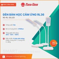 (RẠNG ĐÔNG)  Đèn bàn học LED phím bấm cảm ứng, đổi màu chống cận bảo vệ mắt RL 36