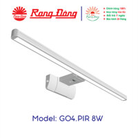 [RẠNG ĐÔNG] Đèn LED chiếu gương cảm biến Model: G04.PIR 8W