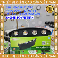[Rạng Đông] Đèn led gắn tường Rạng Đông GT18, hắt tia sáng 2 bên, đa dạng màu sắc, sử dụng trong nhà, bảo hành 2 năm