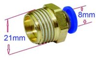 Răng thau nối ngoài 21 - 8