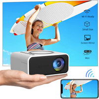Rạp chiếu phim cầm tay tại nhà, điện thoại di động, máy chiếu cùng màn hình, máy chiếu thông minh mini di động, kết nối Wi-Fi không dây, chiếu miễn phí