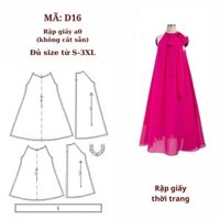 RẬP GIẤY A0 ĐẦM BUÔNG XÒE D16 ( KHÔNG CẮT SẴN )