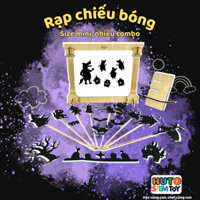 Rạp Múa Rối Bóng Mini Size - Combo tùy chọn - Rạp Chiếu Bóng Sáng Tạo