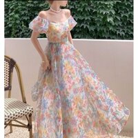 rập váy maxi,vai trễ,hở lưng