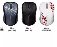 Rapoo 29101 3100P Chuột Quang Pin 18 Tháng Tần Số Chống Nhiễu 5Ghz 10M 1000Dpi Không Dây 04208 10029101