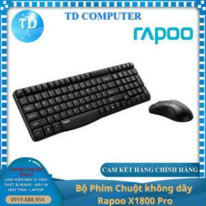 Bộ bàn phím và chuột không dây Rapoo X1800