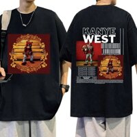 Rapper Kanye West Đại Học Bỏ Học Đồ Họa T Nam Vintage Áo