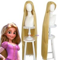 Rapunzel Cosplay Tóc Giả Phim Rối Công Chúa Tóc Vàng Dài Thẳng Chịu Nhiệt Tóc
