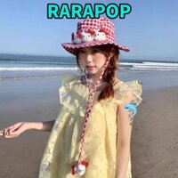 Rarapop Mũ ngư dân Hello Kitty, Mũ chống nắng hoạt hình Hello Kitty, Quà tặng mũ xô chống tia cực tím Sanrio thoáng khí