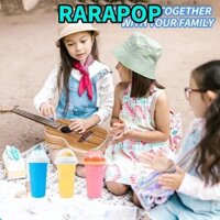 Rarapop Slushy Maker Cup, Cốc làm mát mùa hè 300ml Smoothie Cup, Silicon di động + TPU Pinch Cốc bóp đông lạnh nhanh cho trẻ em Quà tặng