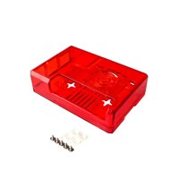 Raspberry Pi 3 Model B + Plus ABS Màu Đen Màu Xanh Trong Suốt Đỏ Hộp Nhựa ABS Đóng Bao Da Dùng Cho raspberry Pi 3B/2