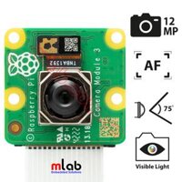 Raspberry Pi Camera Module 3 12MP Autofocus (Visible Light 75º)