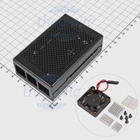Raspberry Pi Hộp Raspberry Pi 4 Vỏ Nhôm Có Quạt//SKU:203 thegioilinhkien168