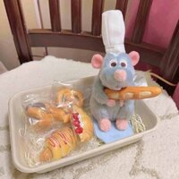 Ratatouille Chef Remy Magnetic Shoulder Plush Toy Soft Stuffed Kids Gift