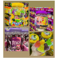 Rau câu trái cây tự nhiên Fruzel Jelly 1,45kg , 1860g Mỹ( thạch )