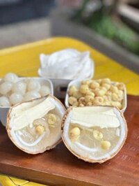 Rau câu trái dừa xiêm sen nhãn