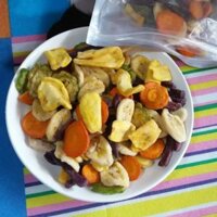 Rau củ quả sấy giòn