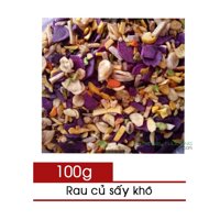 Rau Củ Sấy Khô 100gr Cho Hamster Bọ Nhím...- [Nông Trại Thú Cưng]