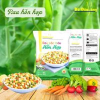 Rau Hỗn Hợp Sắc Màu Đôi Đũa Vàng, Rau Củ Quả Tươi Sạch Bổ Sung Vitamin A, D 400g