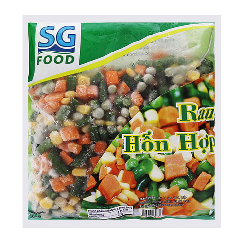 Rau hỗn hợp SG Food gói 500g