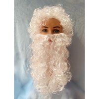 Râu tóc ông già noel, bộ râu giả hóa trang noel