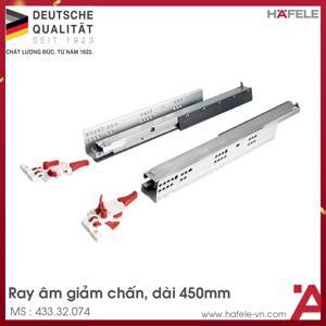 Ray âm EPC EVO mở toàn phần,giảm chấn Hafele 433.32.074