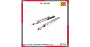 Ray âm EPC EVO mở toàn phần,giảm chấn Hafele 433.32.074