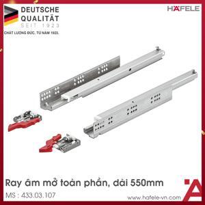 Ray âm giảm chấn Hafele mở toàn phần 433.03.107 - 550mm