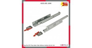 Ray âm giảm chấn Hafele mở toàn phần 433.03.104 - 400mm